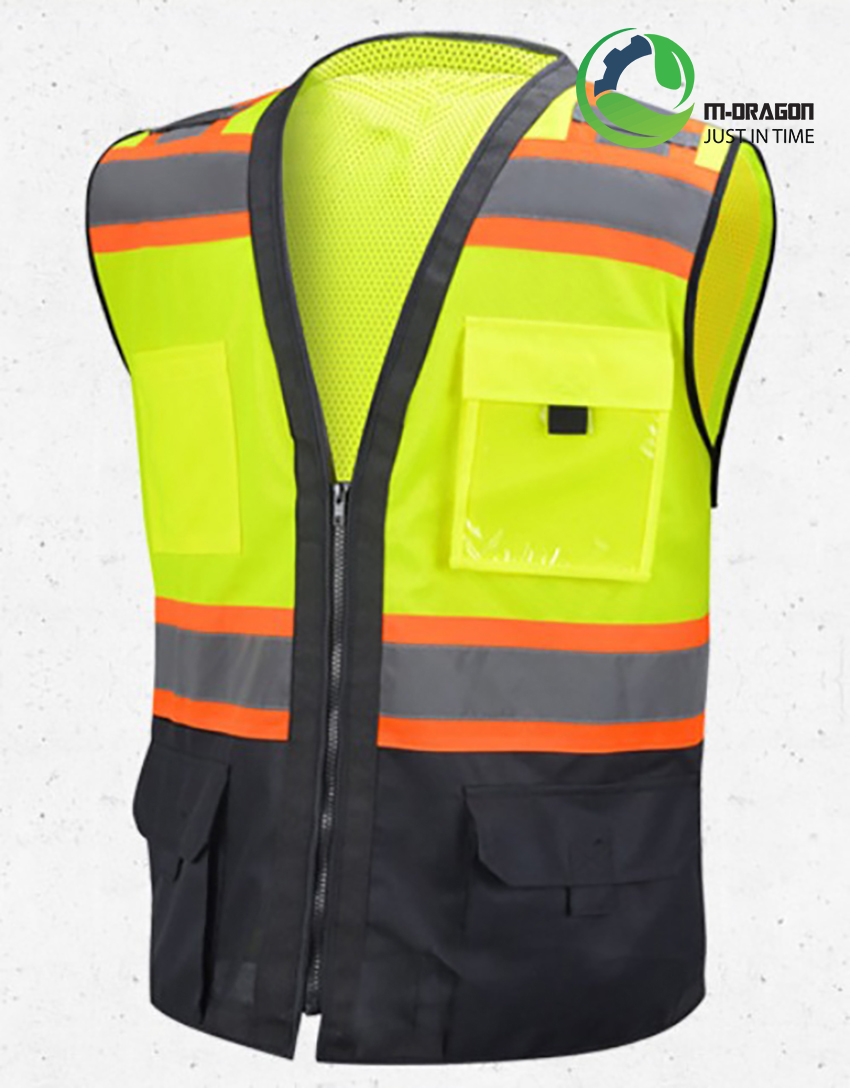 “Multi-colored occupational safety protective vests for construction workers  “