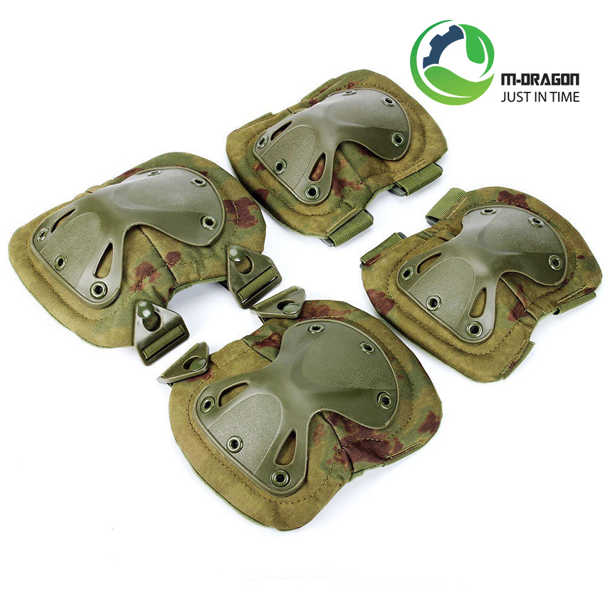 “””Knee and elbow protective pads used in outdoor activities, tactical camouflage equipment “””