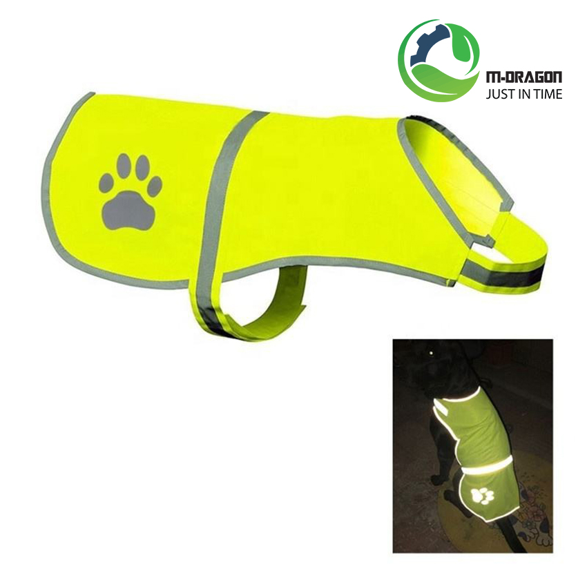 Adjustable high visibility waterproof reflective pet vest