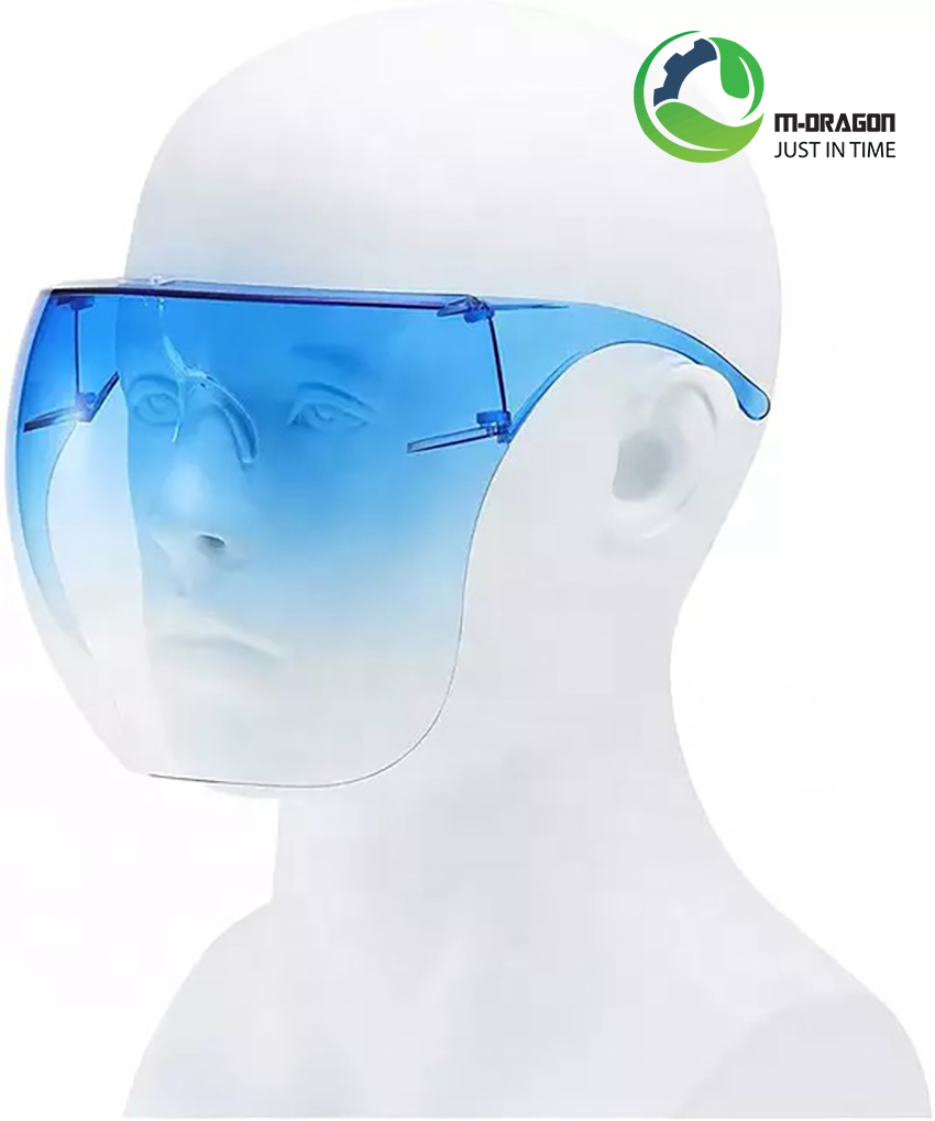 “Reusable colourful transparent children’s face shield “