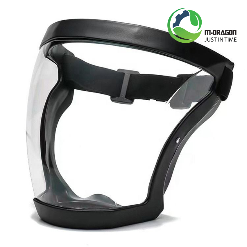 “Transparent safety mask against droplets, gas protection, dust protection, UV protection “