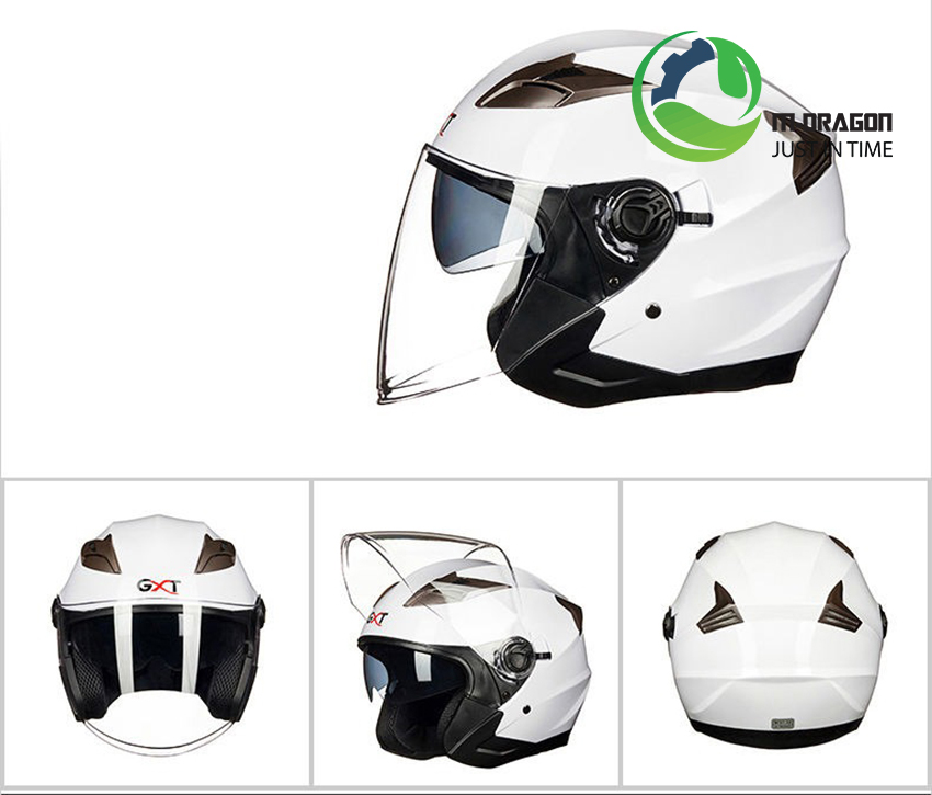 “Full-sided motorcycle helmet with double glass  “