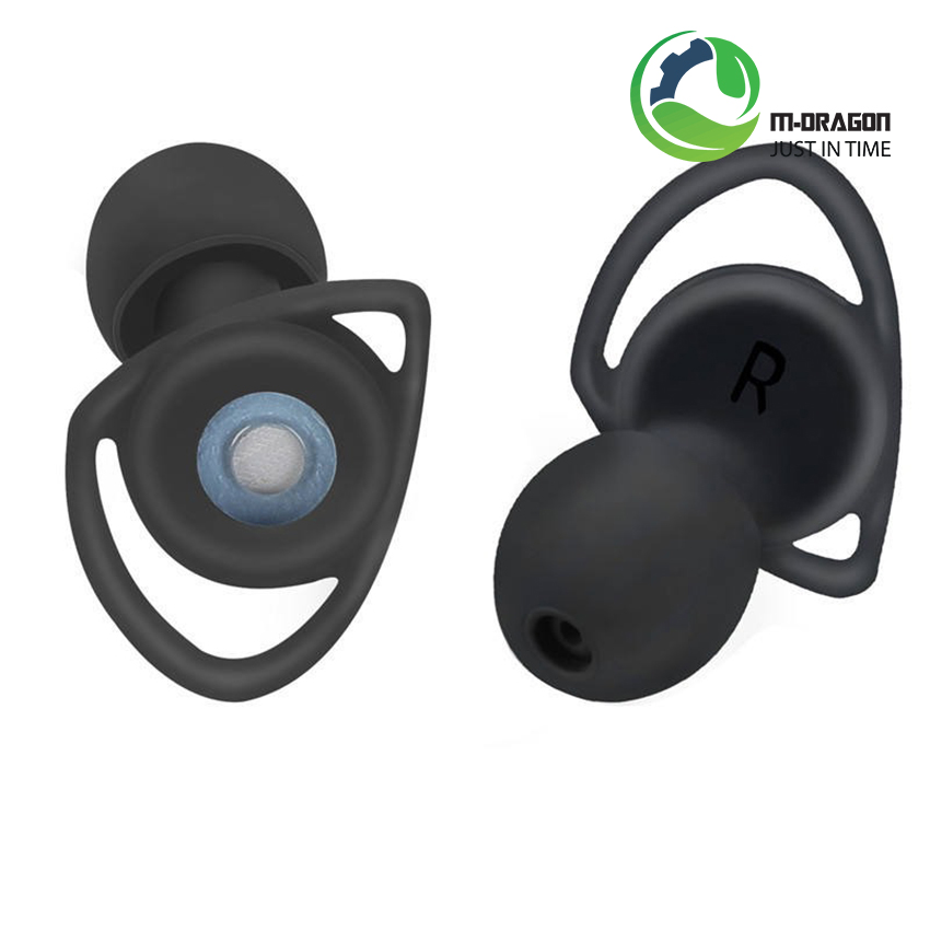 Specialized noise-canceling silicon earplugs