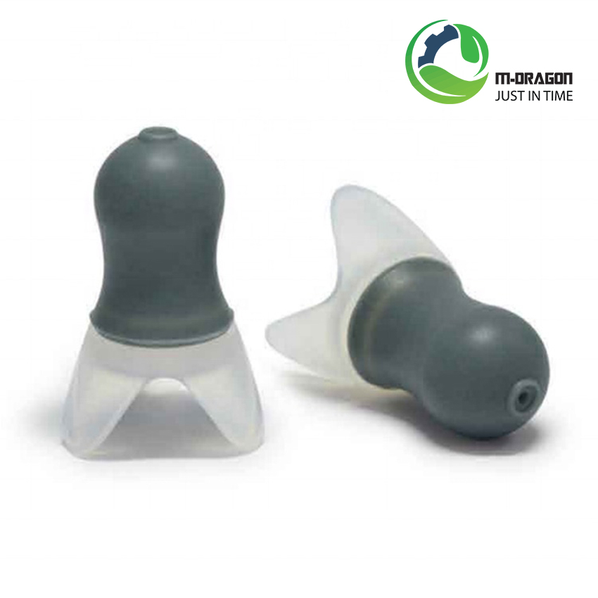 Noise-reducing silicone flight pressure-relieving earplugs