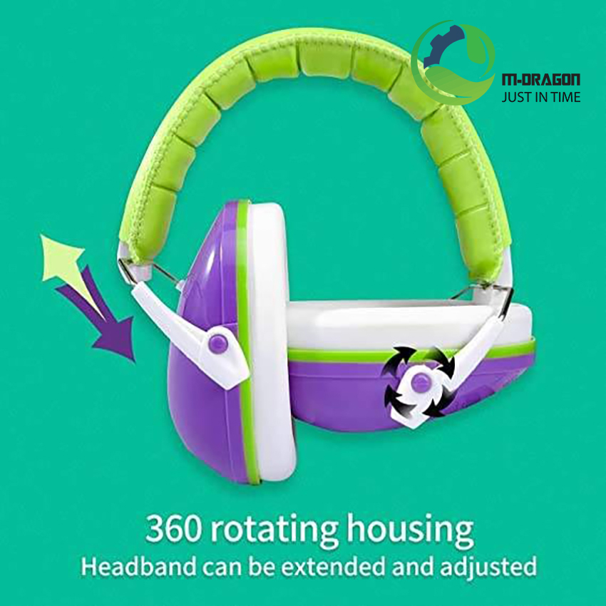 Adjustable ear protection noise canceling headphones for children