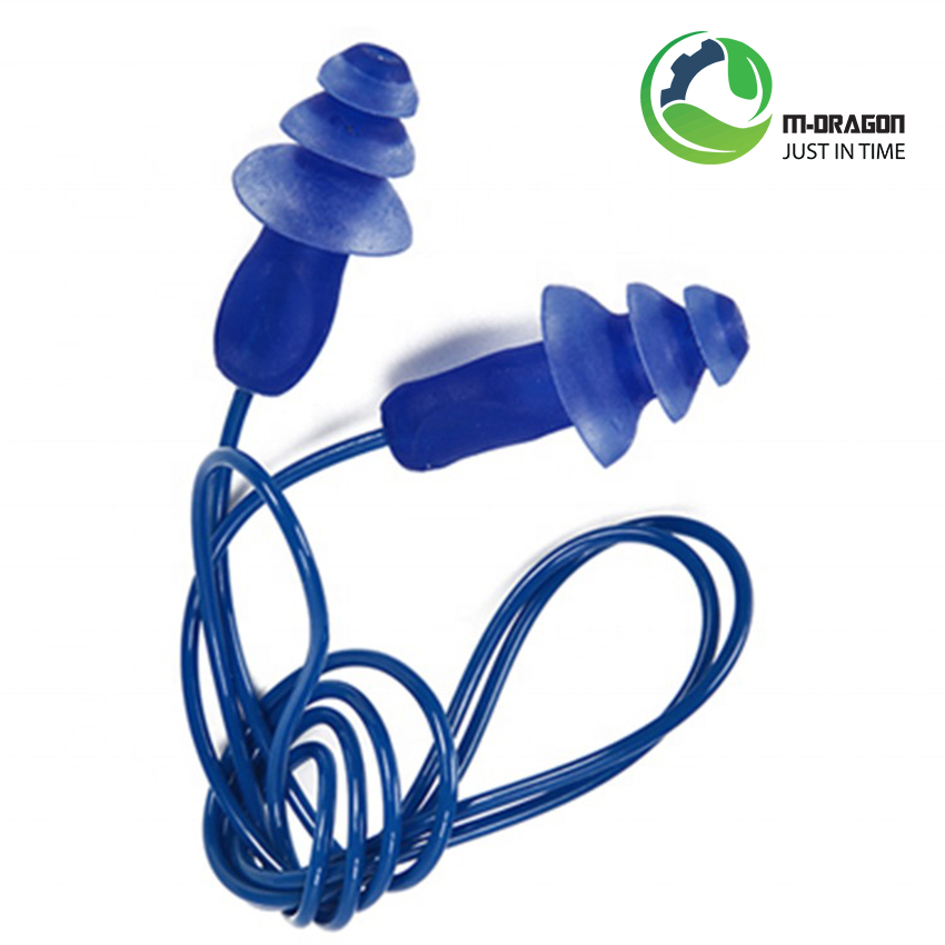 Silicone wired earplugs are very light and soft and can be reused