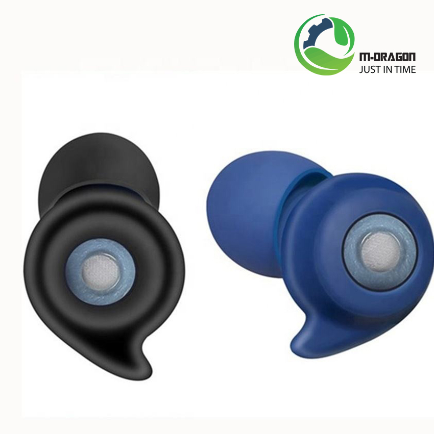 Silicone noise-canceling hearing protectors are suitable for traveling